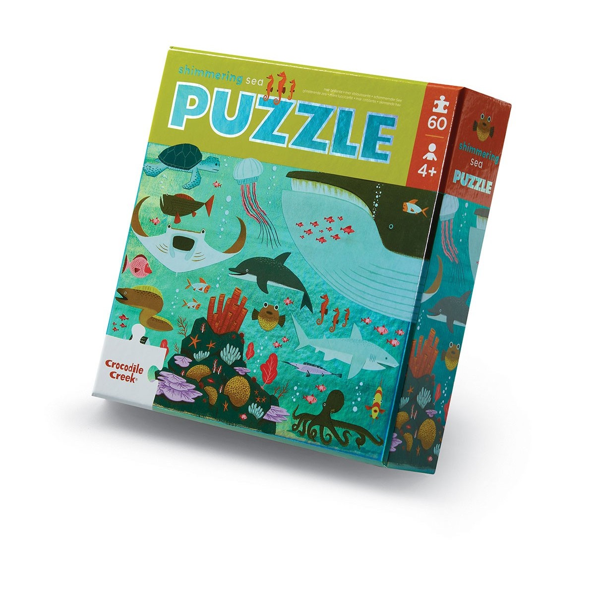 Libro y Puzzle. Bajo el mar