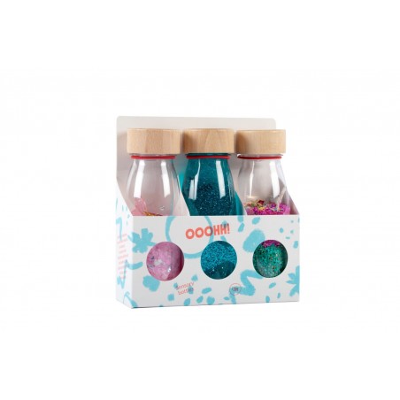 Petit Boum - Pack de 3 Botellas Sensoriales Eco, Un Microcosmos en Cada  Botella, Descubre, Escucha y Aprende, Estimulación Sensorial