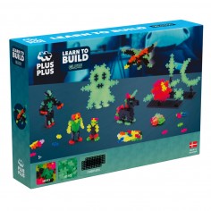 PLUS PLUS - Kit de Descubrimiento básico y neón de 600 Piezas, Juego de  construcción, PP5008