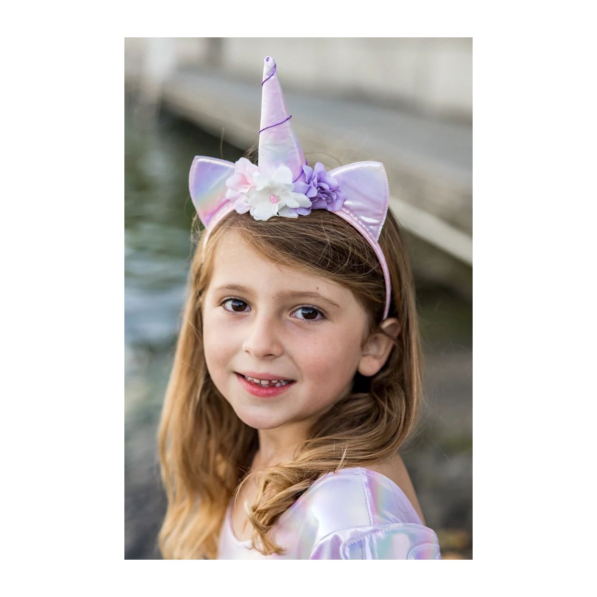 Corona de tela reversible para cumpleaños - Modelo Unicornios | Nenel